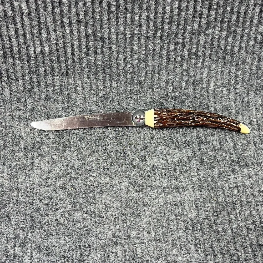 VTG Crown Awards Carving Steak Knives Hand‎ Forged Stainless Steel Set Of 6 NOS